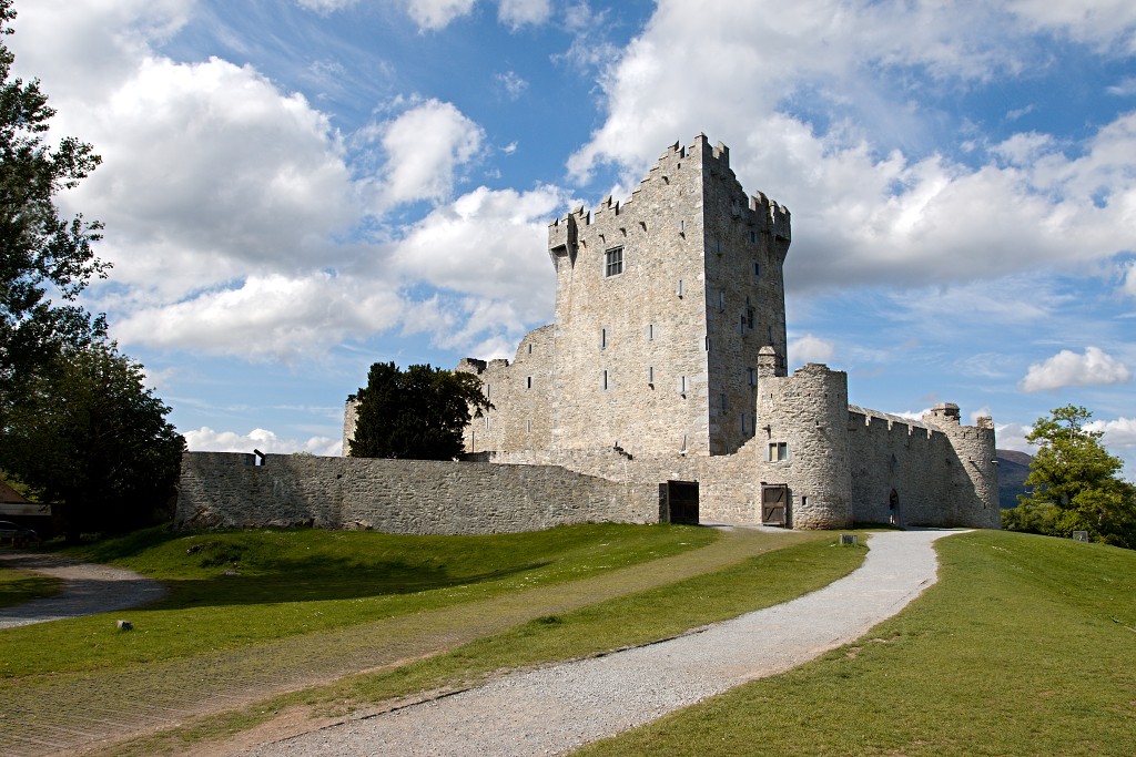 Killarney National Park ierland eire natuur natuurgebied hdr Ladies View Ring of Kerry County irish Lough Leane lake